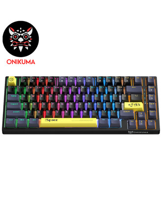 KEYBOARD ONIKUMA G52 MECHANICAL 82 Keys GAMING RGB